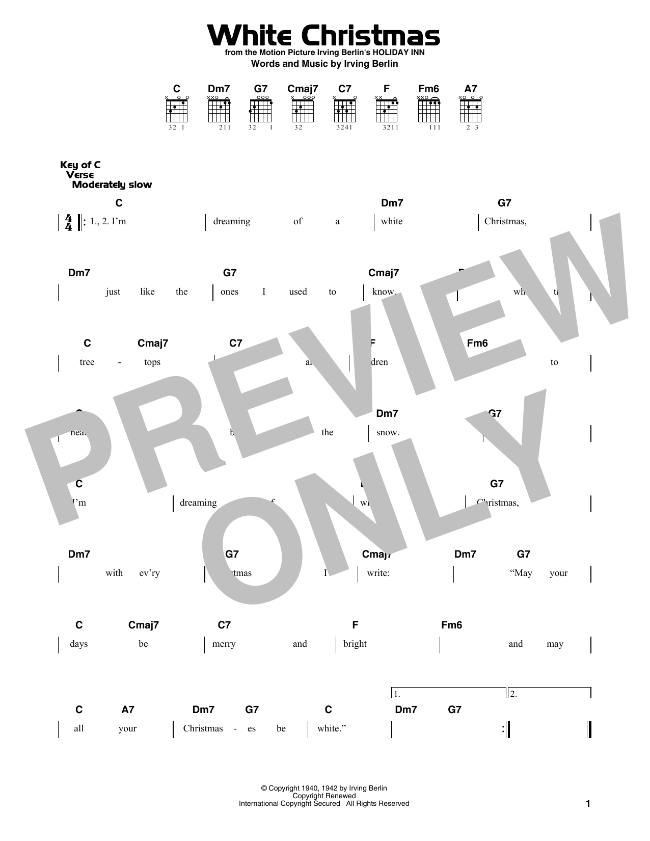 Product gallery: Page 1 of 1 White Christmas, Irving Berlin