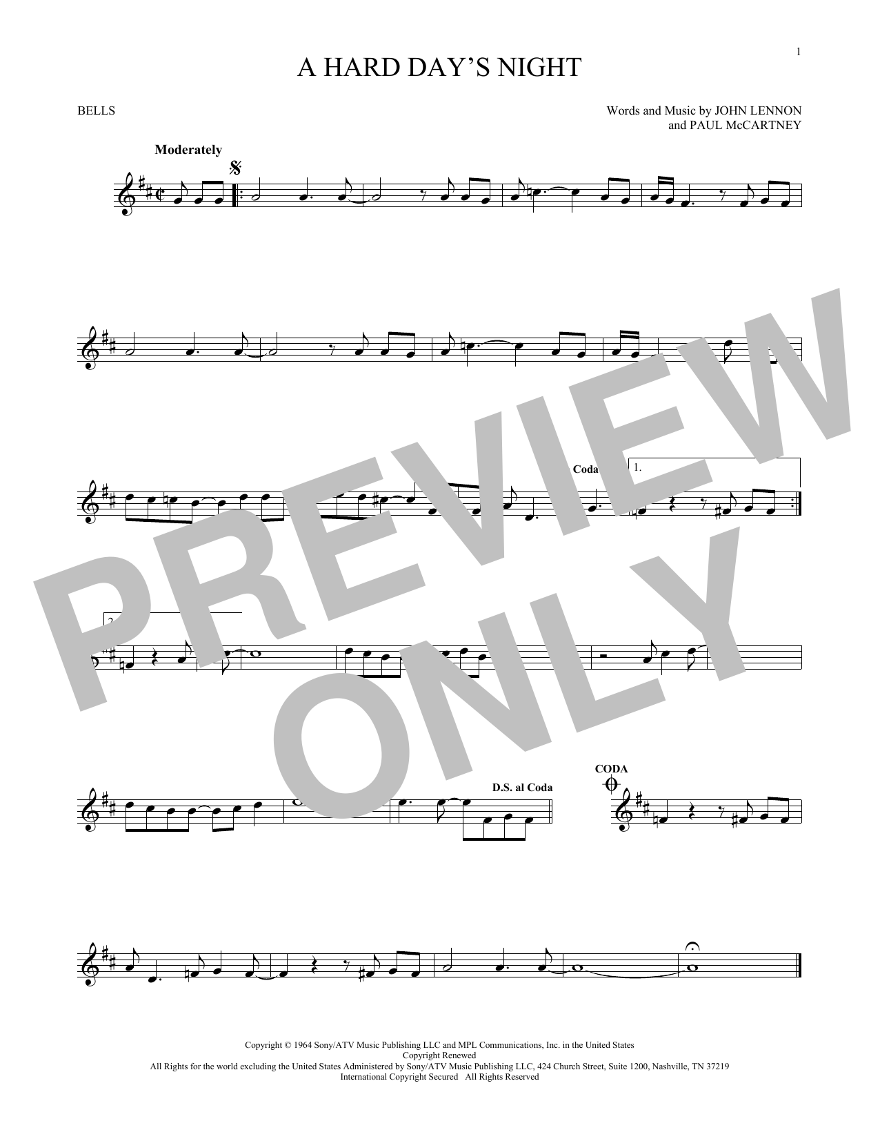 Produktbild zu:  A Hard Day's Night - The Beatles