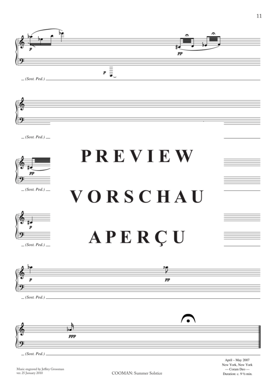 Product gallery: Page 11 of 11 Summer Solstice , , Piano Solo