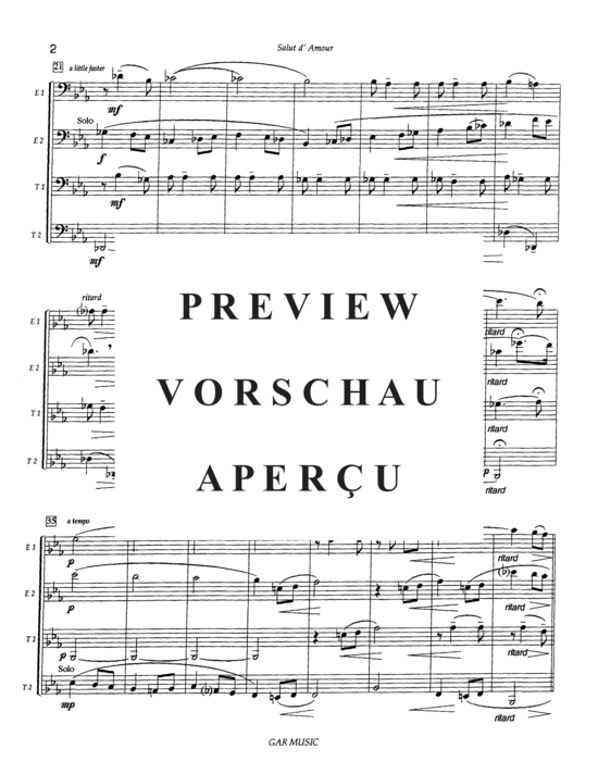 Product gallery: Page 4 of 18 Salut d´Amour , , (Tuba Quartett EETT)