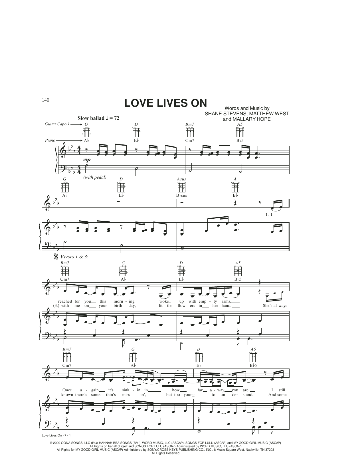 Produktbild zu: Love Lives On