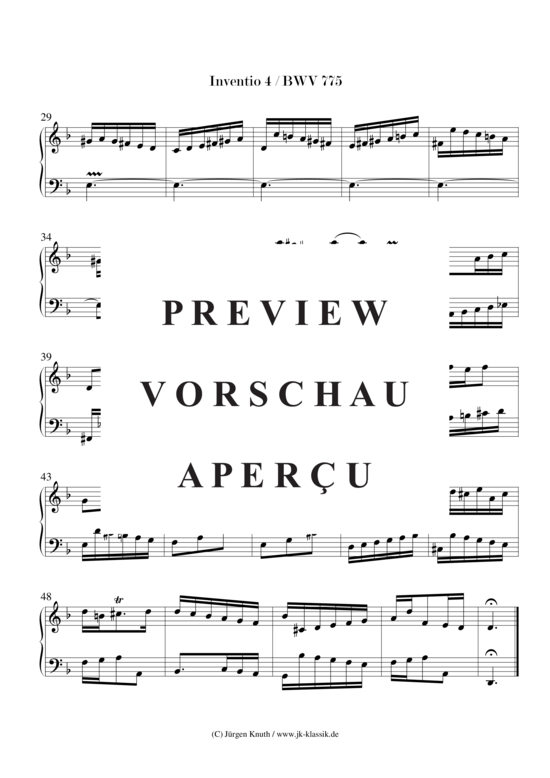 gallery: 15 zweistimmige Inventionen BWV 772-786 , , (Klavier/Cembalo/Orgel Solo)