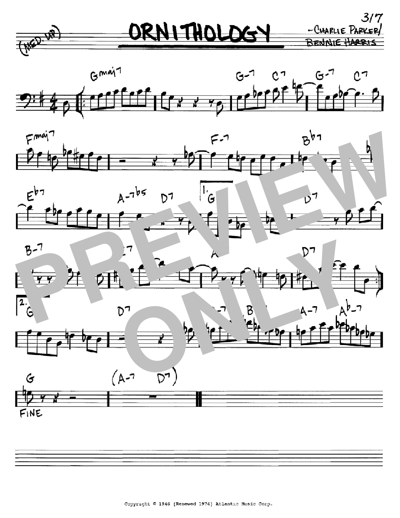 Produktbild zu:  Ornithology - Charlie Parker