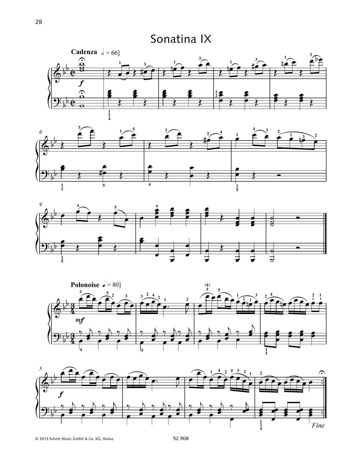 Produktbild zu: Sonatina IV