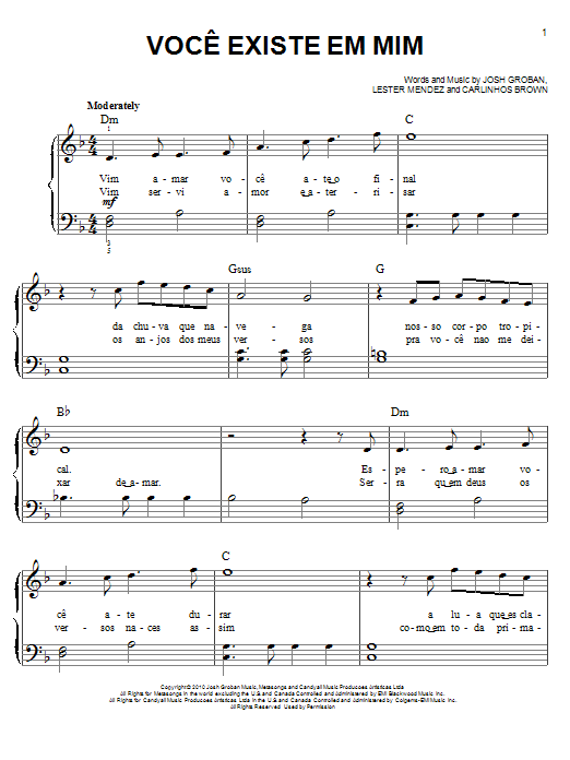 Produktbild zu: Voce Existe Em Mim