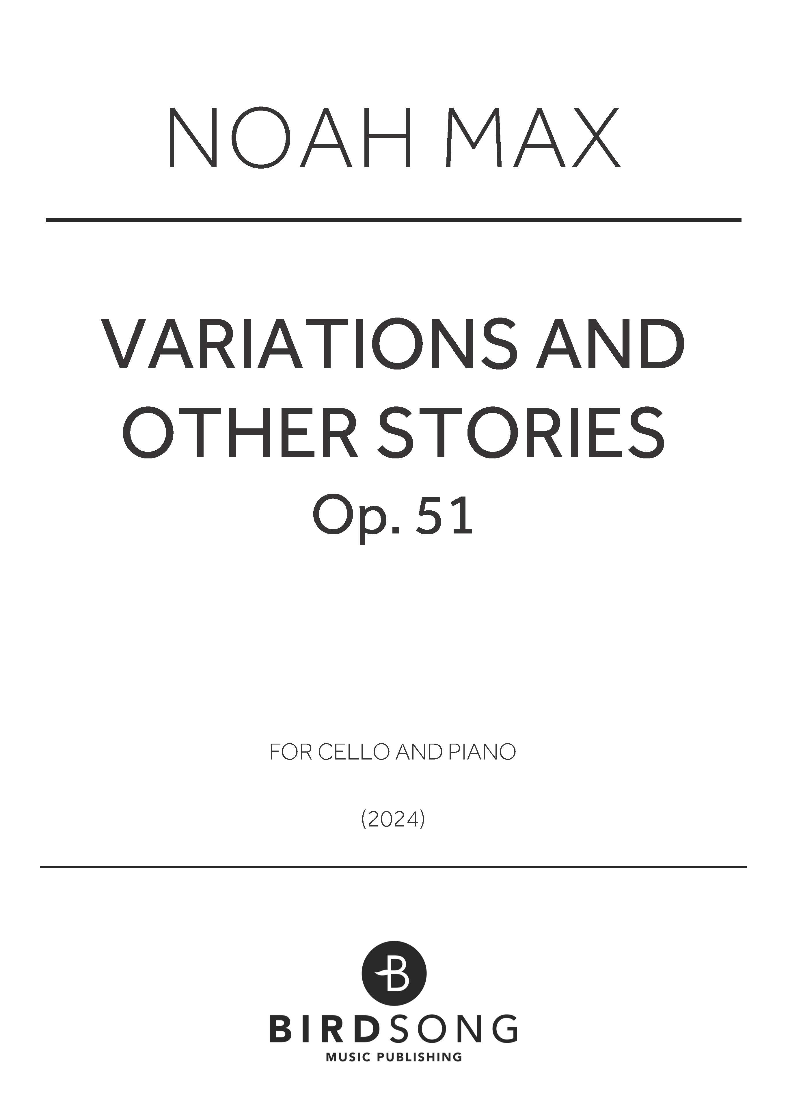 Produktbild zu: Variations and Other Stories