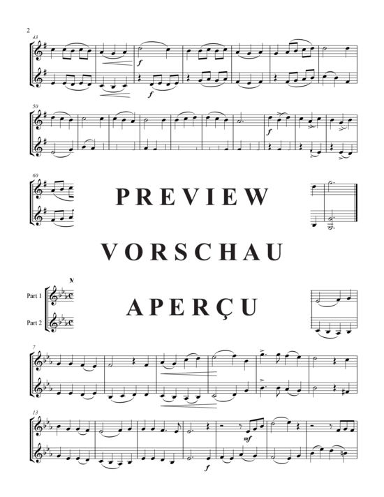 Produktgalerie: Seite 3 von 10 8 Hymnen Duette , , (2x Trompete/Horn/Bariton)