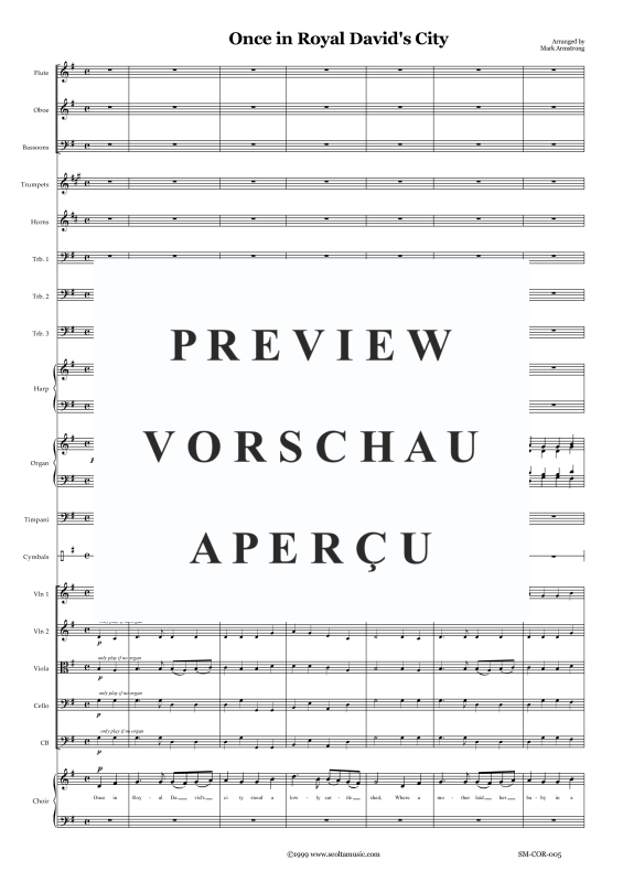 Produktgalerie: Seite 6 von 11 Once in Royal David's City, , Gemischter Chor und Orchester