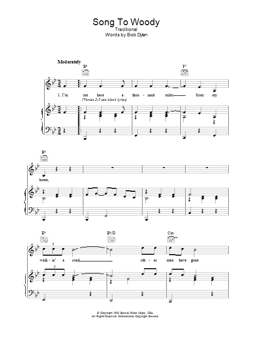 Produktbild zu: Song To Woody