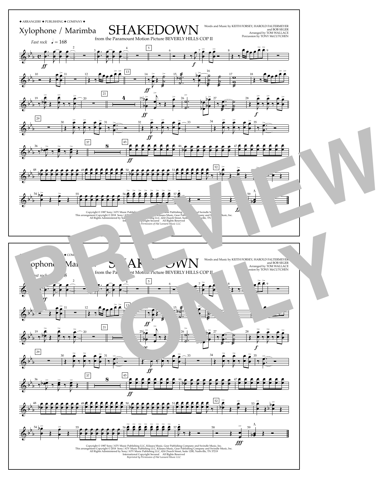 Produktbild zu: Shakedown - Xylophone/Marimba