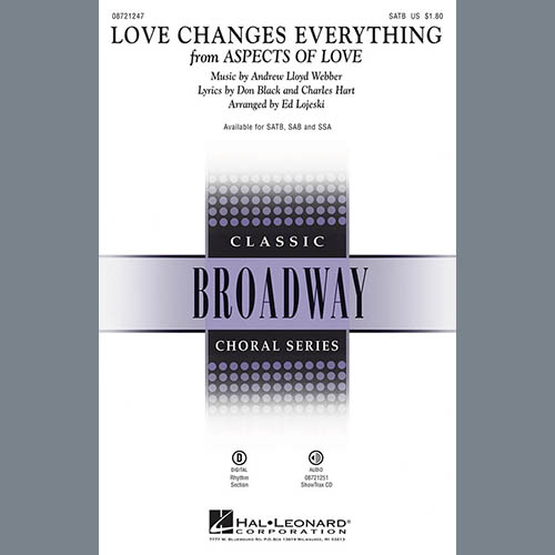 Produktbild zu: Love Changes Everything (from Aspects Of Love) (arr. Ed Lojeski)