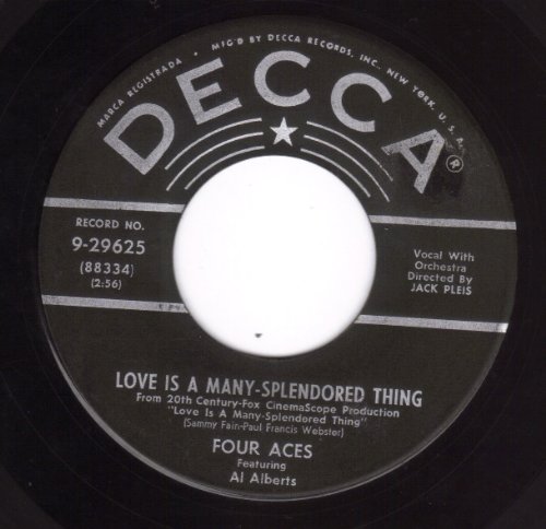 cover: Love Is A Many-Splendored Thing, The Four Aces
