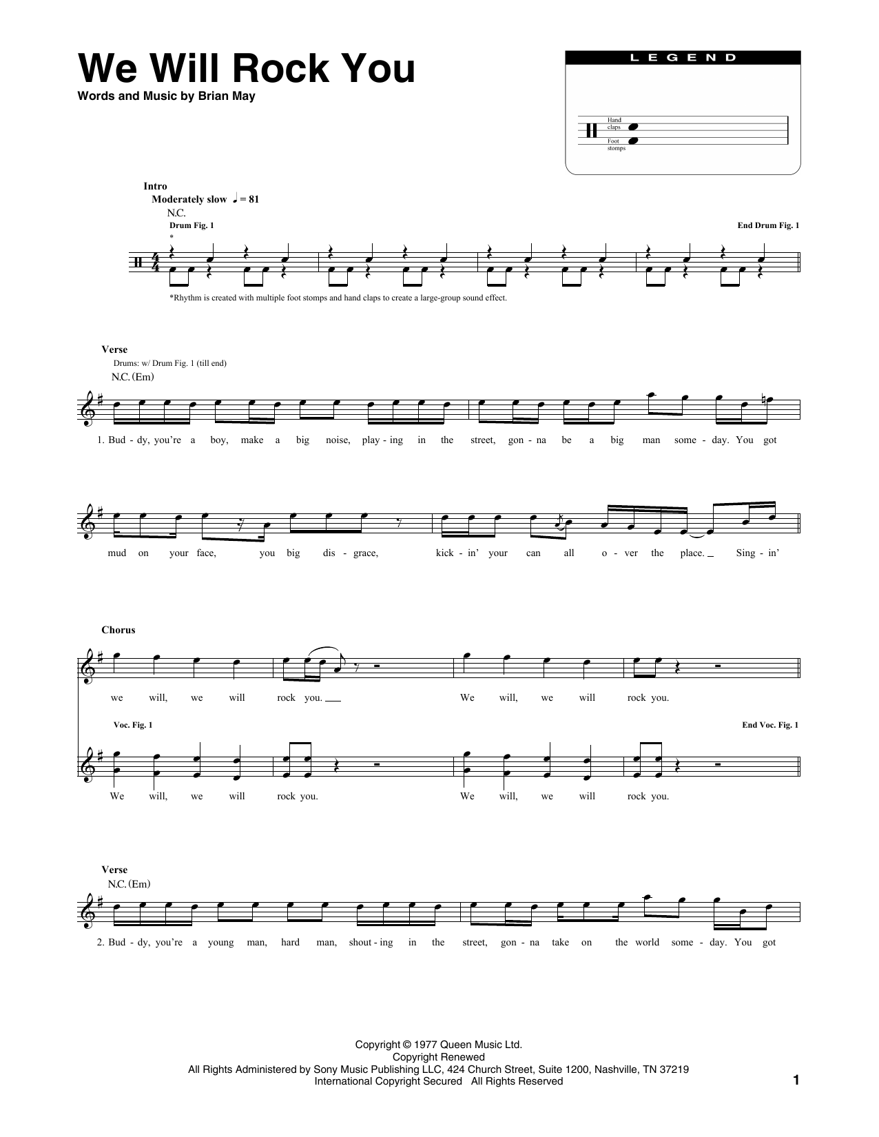 Produktgalerie: Seite 1 von 1 We Will Rock You, Queen
