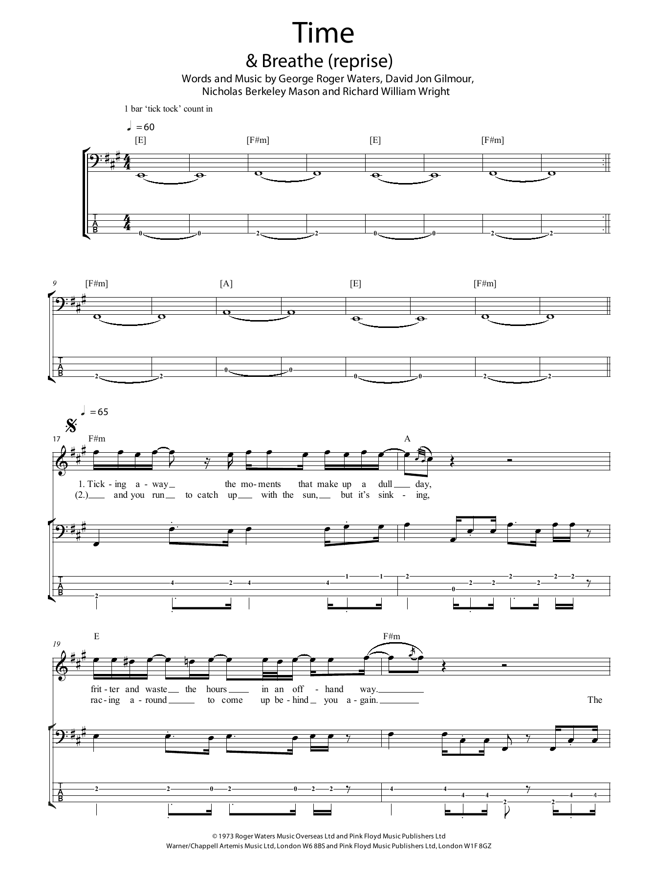 Produktgalerie: Seite 1 von 1 Time, Pink Floyd