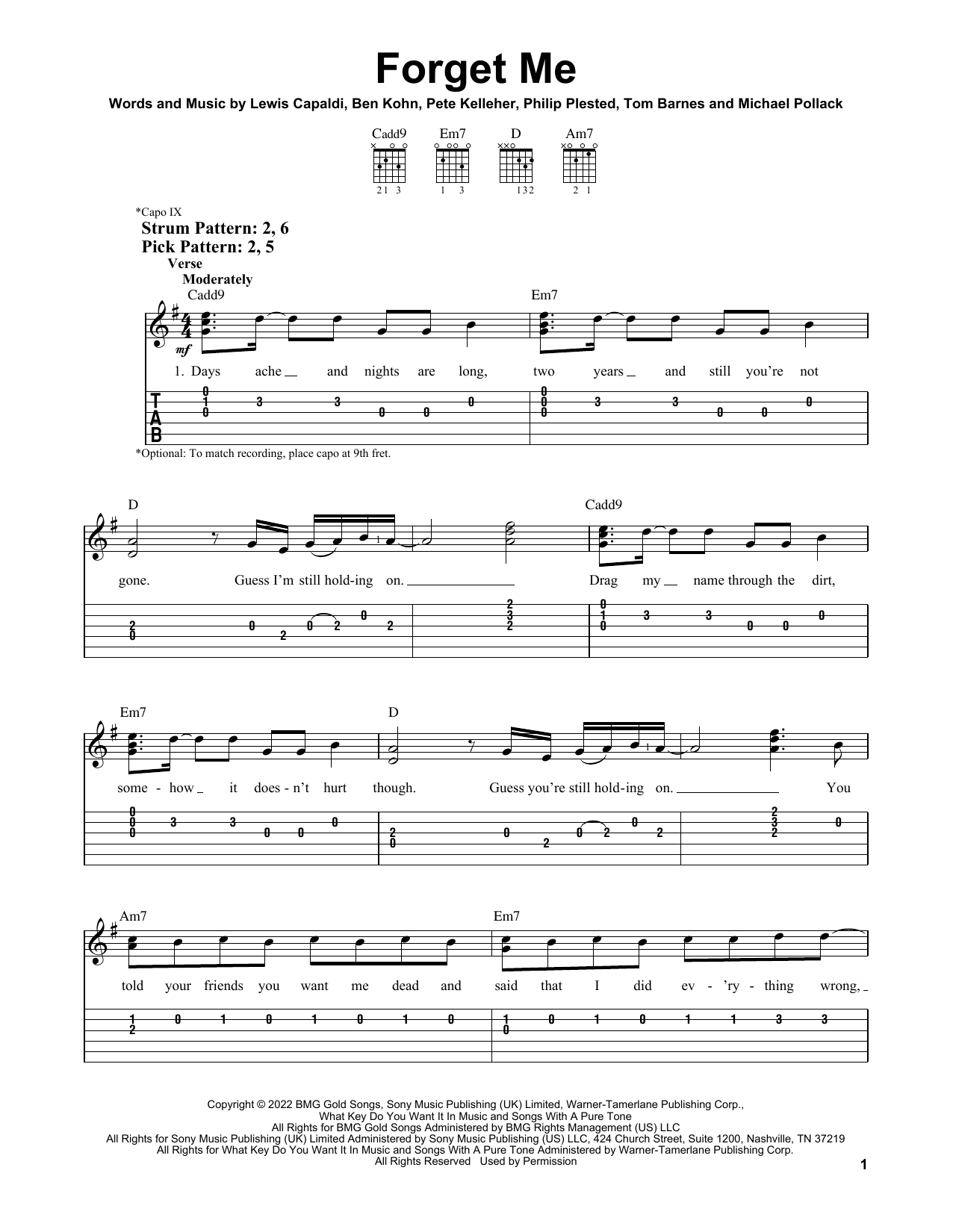 Produktbild zu: Forget Me