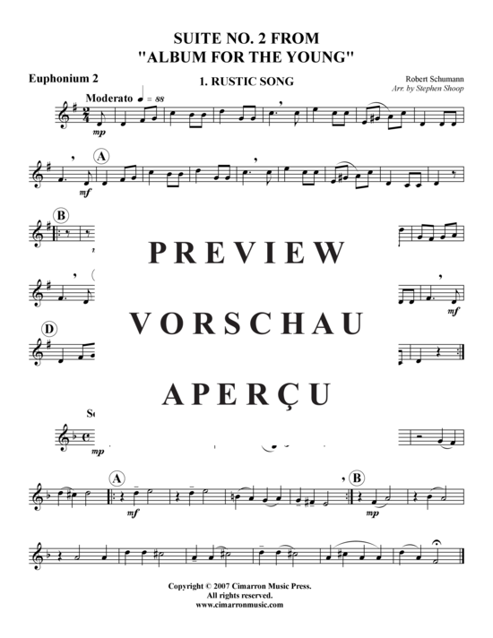 Product gallery: Page 15 of 21 Suite Nr. 2 , , (Tuba Quartet: 2x Baritone, 2xTuba)