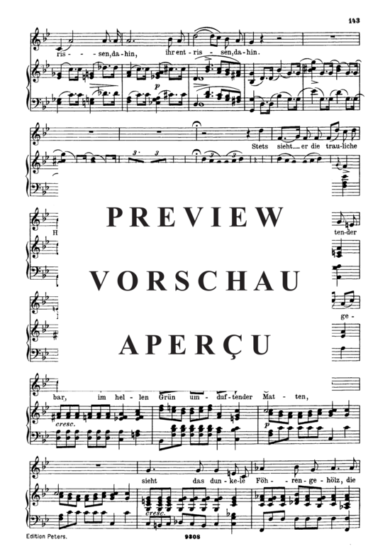 gallery: Das Heimweh D.851 , , (Gesang hoch + Klavier)