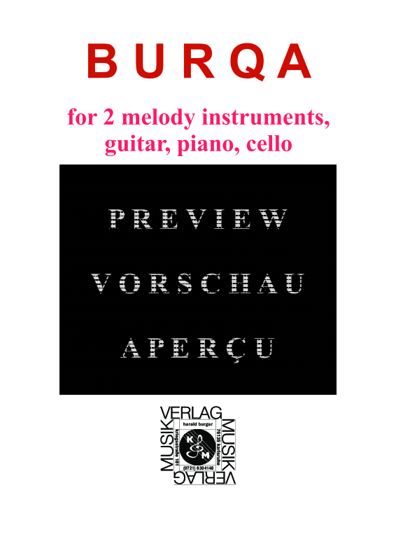 Produktgalerie: Seite 4 von 11 Burqa, , Gemischtes Ensemble - Partitur