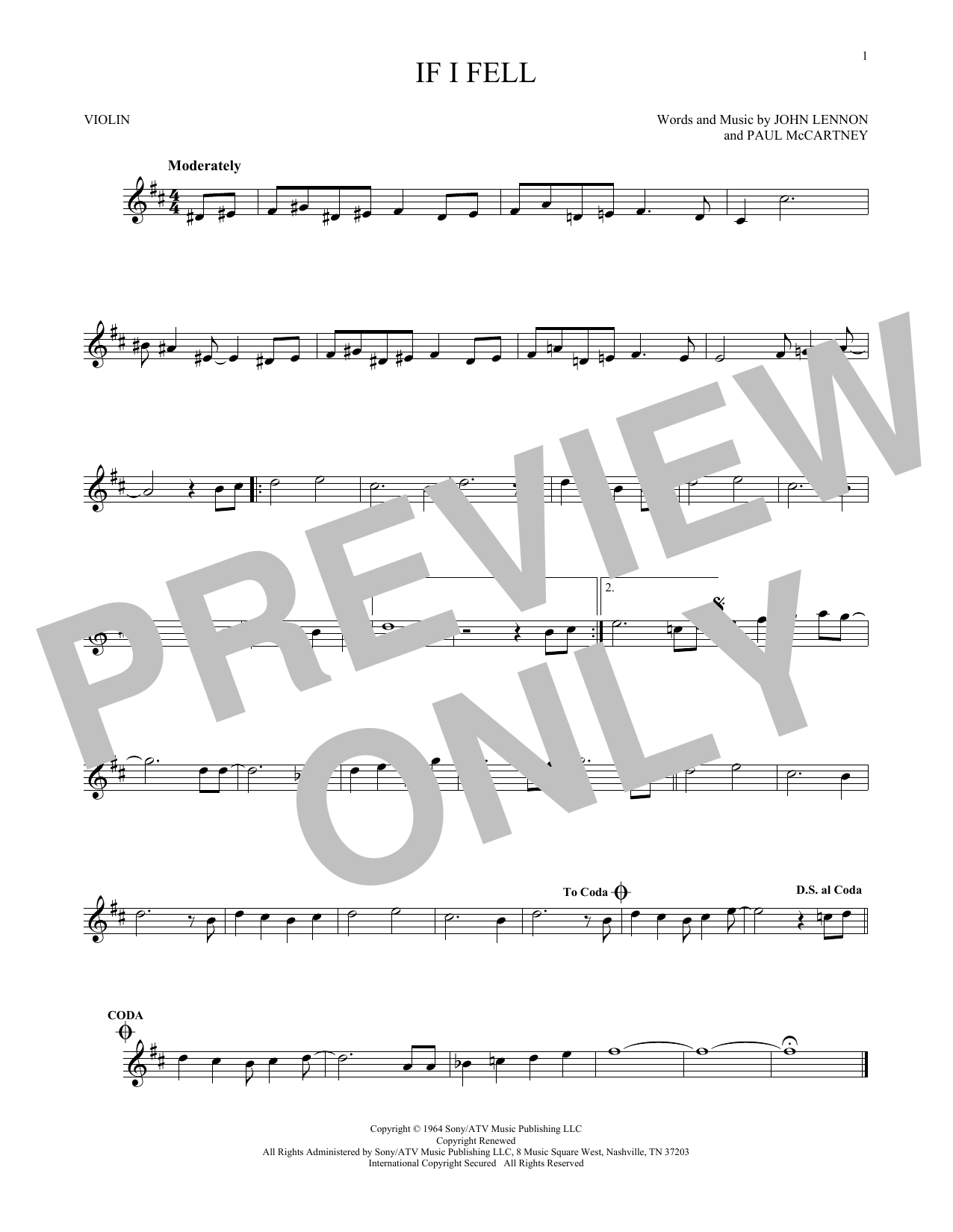 Product gallery: Page 1 of 1 If I Fell, The Beatles