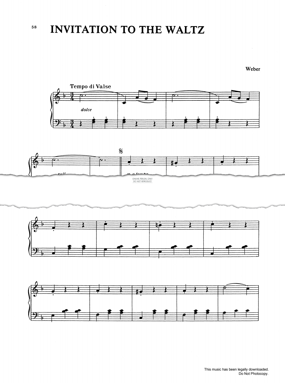 Product gallery: Page 1 of 1 Invitation To The Waltz, Carl Maria von Weber