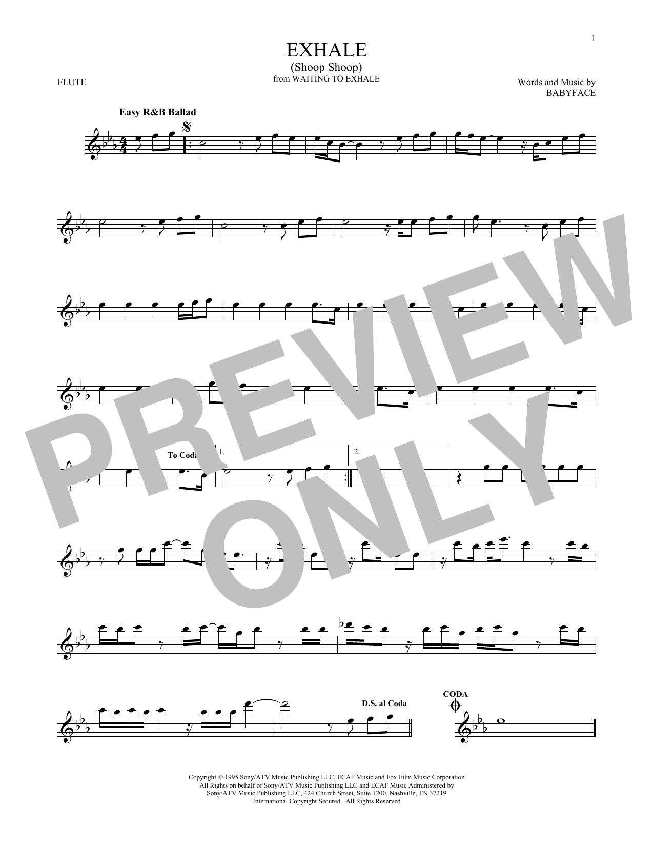 Product gallery: Page 1 of 1 Exhale (Shoop Shoop), Whitney Houston