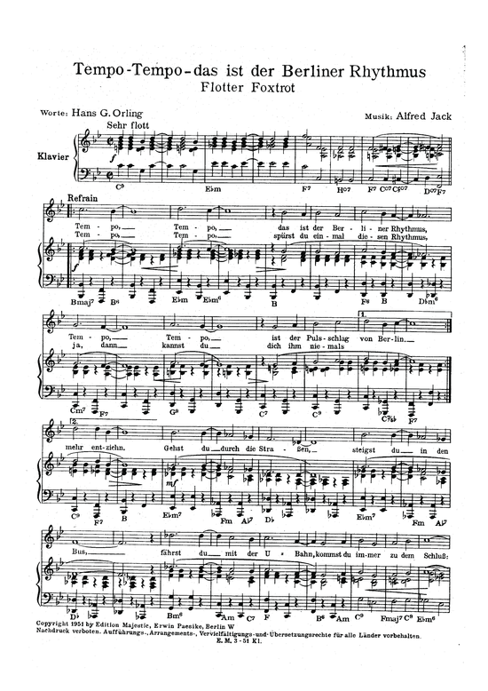 Produktbild zu: Tempo Tempo das ist der Berliner Rhythmus