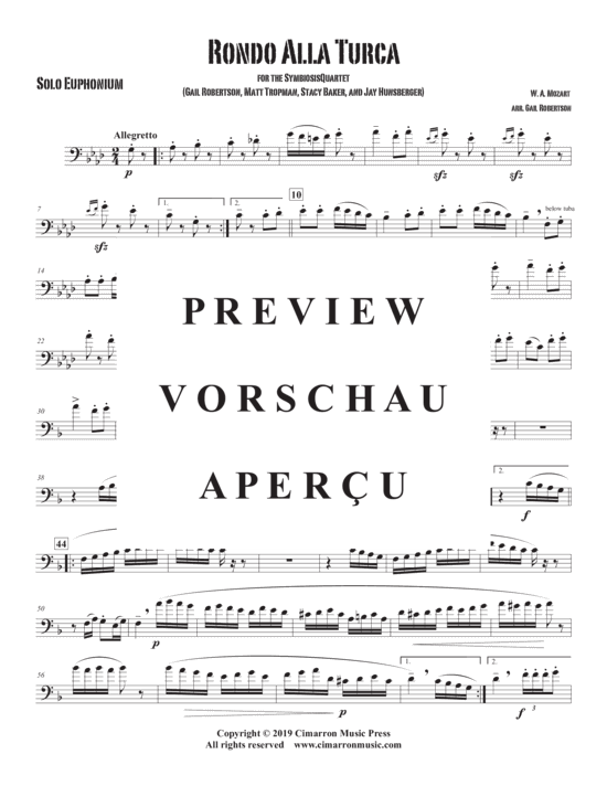 Product gallery: Page 7 of 15 Ronda Alla Turca , , (Tuba Quartett EETT)