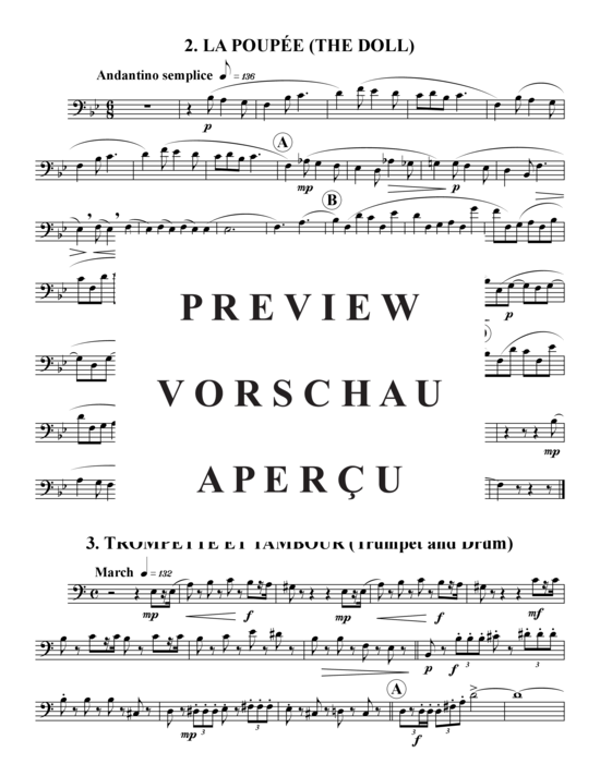 Produktgalerie: Seite 18 von 21 Jeux d'Enfants Suite, 4 Sätze , , (Posaunen-Quartett) 