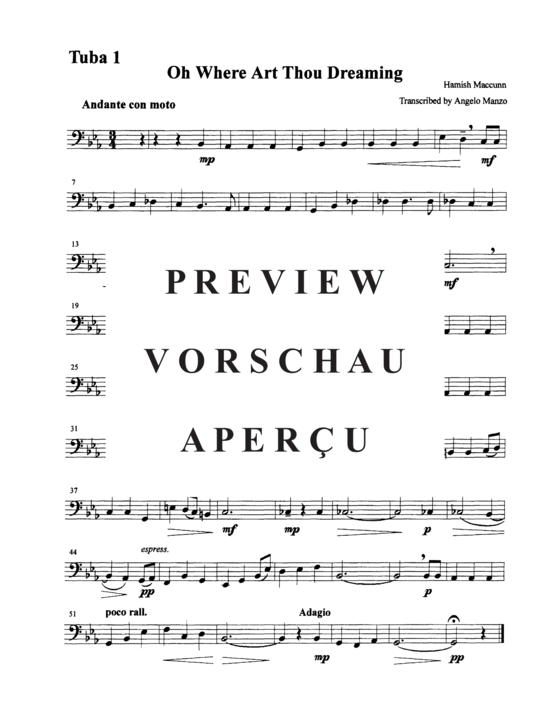 Product gallery: Page 9 of 10 Oh Where Art Thou Dreaming , , (Tuba Quartett EETT)