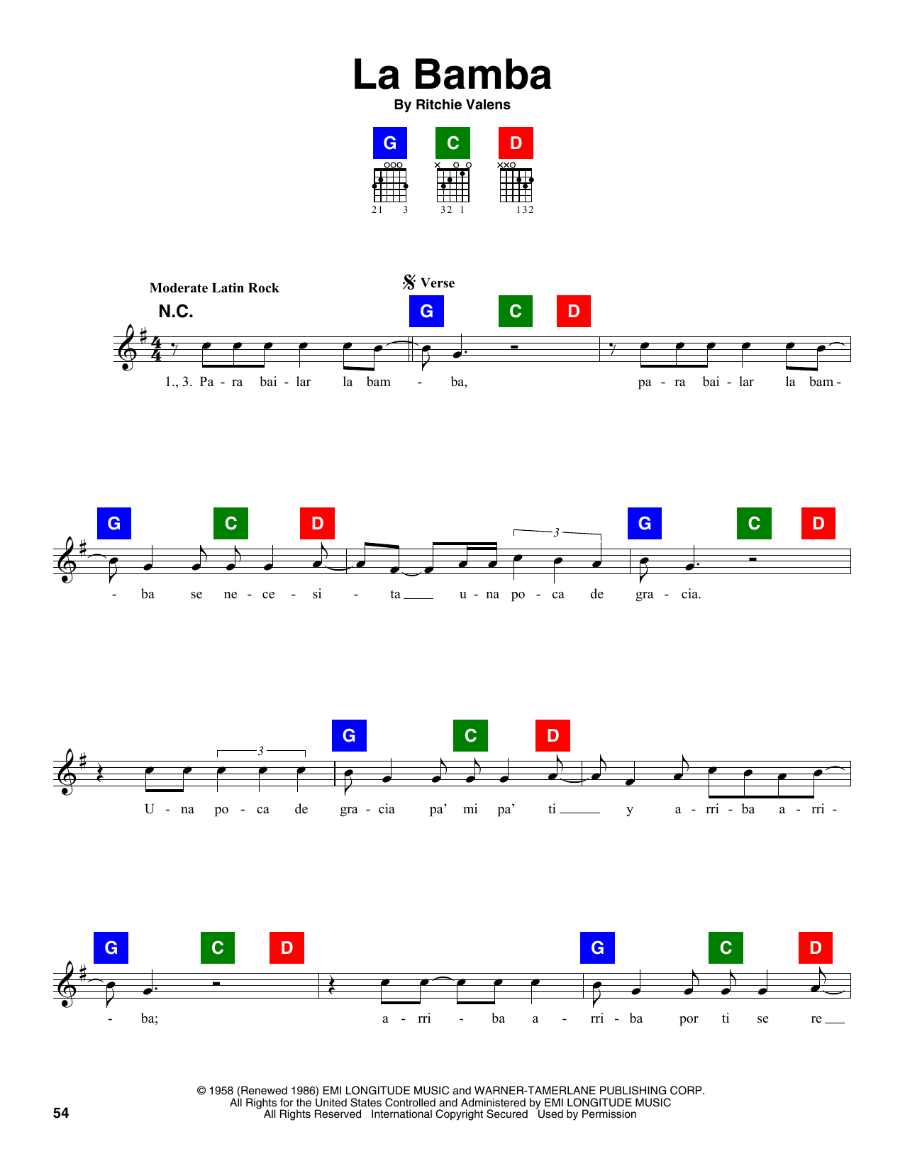 Produktgalerie: Seite 1 von 1 La Bamba, Ritchie Valens