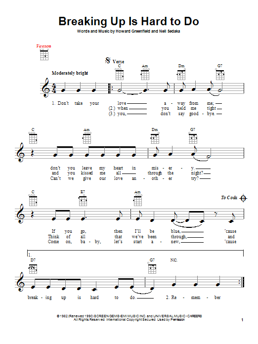 Product gallery: Page 1 of 1 Breaking Up Is Hard To Do, Neil Sedaka