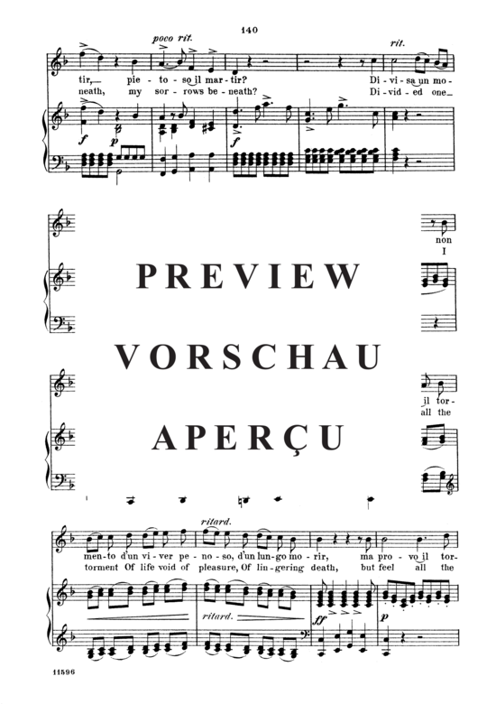 Product gallery: Page 8 of 13 Se il ciel mi divide, Parisotti, Alessandro, Medium Voice and Piano