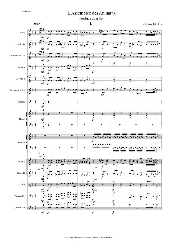 Produktgalerie: Seite 1 von 11 Assemblée des Animaux, , Orchester