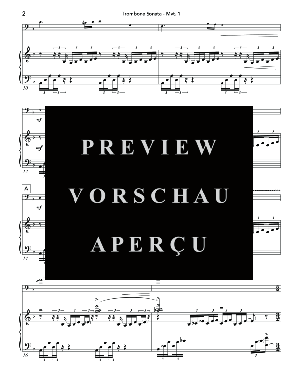 Product gallery: Page 6 of 11 Trombone Sonata (Antarä), , (trombone and piano)