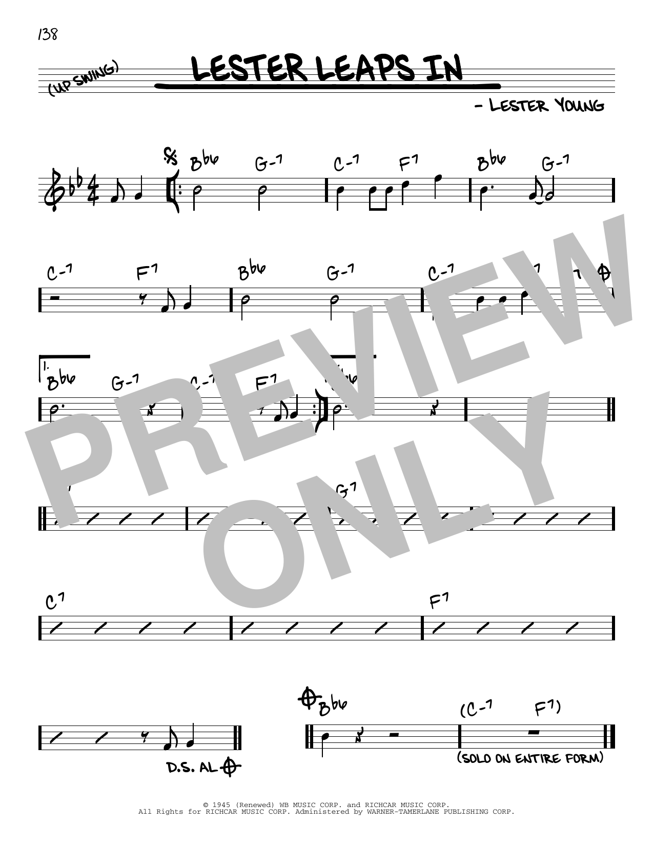 Produktbild zu: Lester Leaps In