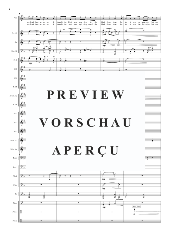 Produktgalerie: Seite 5 von 11 Gortnamona, , Solo Gesang und Concert Band