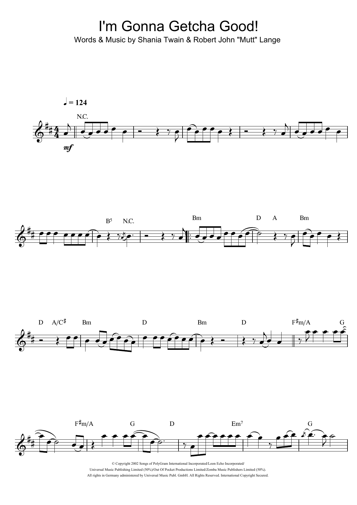 Product gallery: Page 1 of 1 I'm Gonna Getcha Good!, Shania Twain