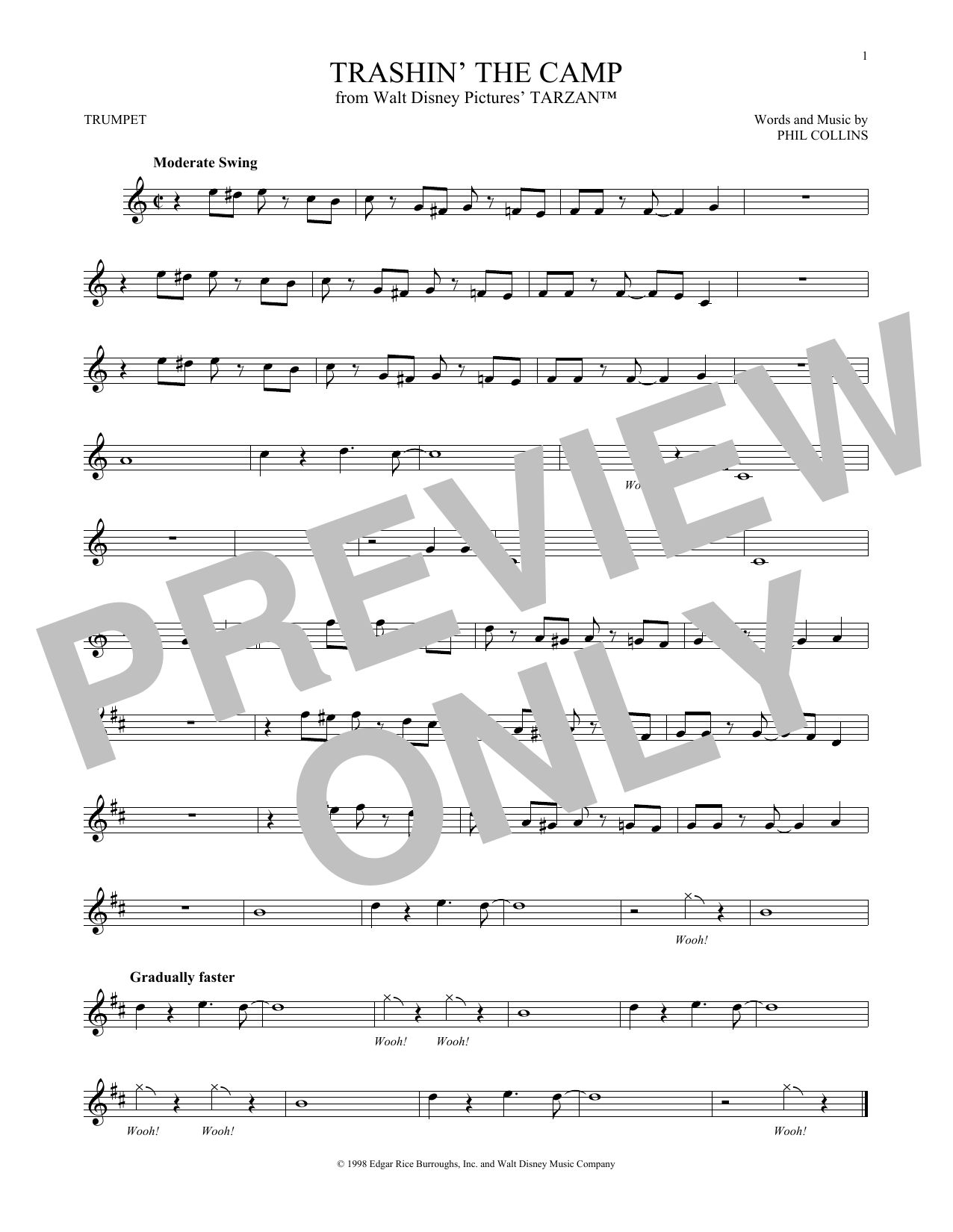 Produktgalerie: Seite 1 von 1 Trashin' The Camp, Phil Collins, Trompete
