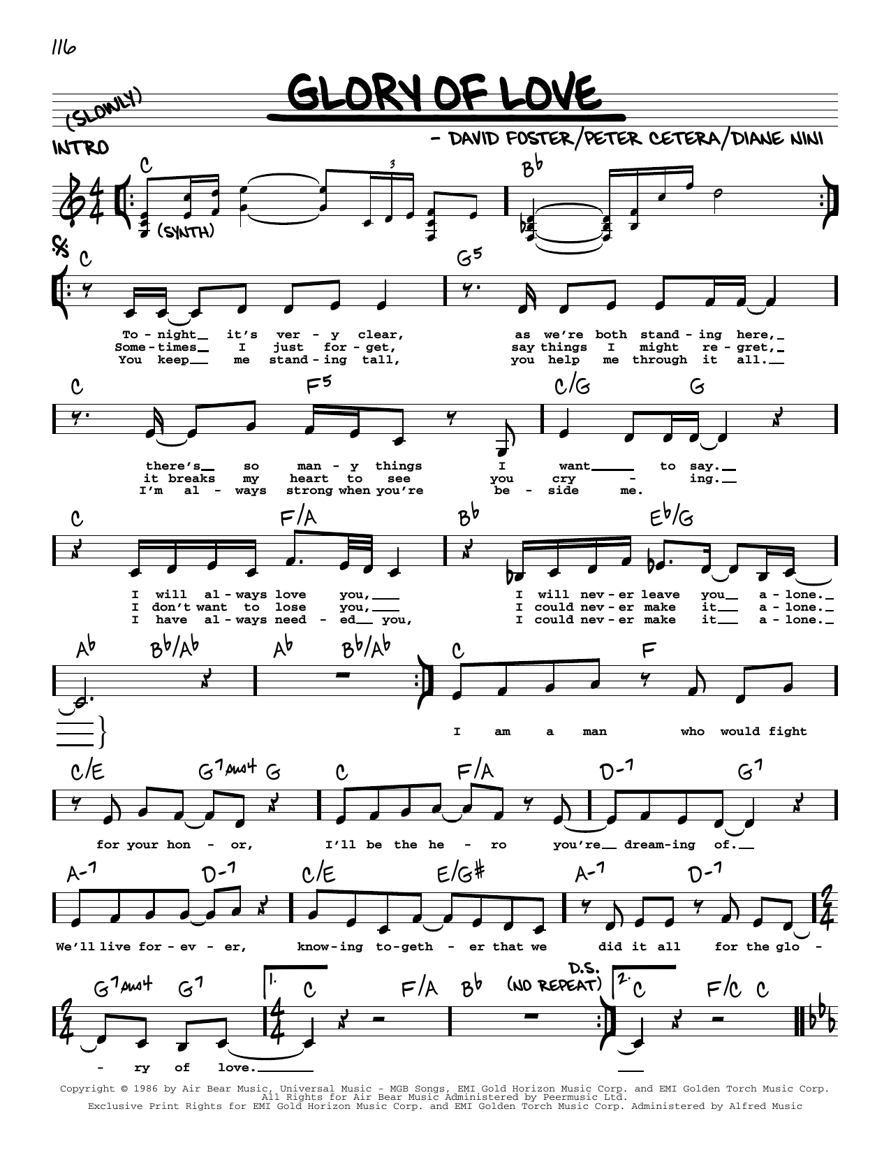 Produktbild zu:  Glory Of Love - Peter Cetera