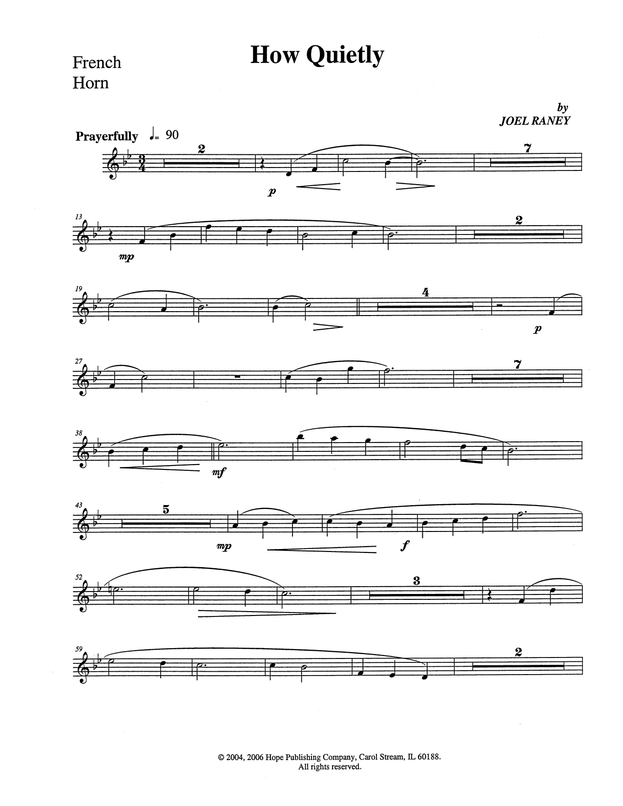 Product picture to: How Quietly - Flugelhorn Solo