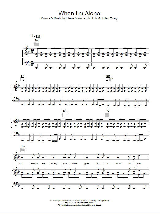 Produktgalerie: Seite 1 von 1 When I'm Alone, Lissie, Gesang, Gitarre, Klavier