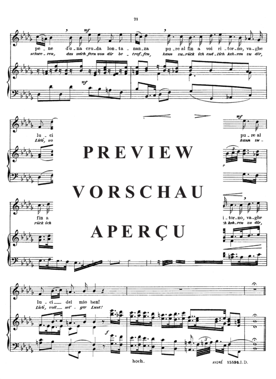 gallery: Dopo tante e tante pene , Sieber Ferdinand, (Gesang hoch + Klavier)