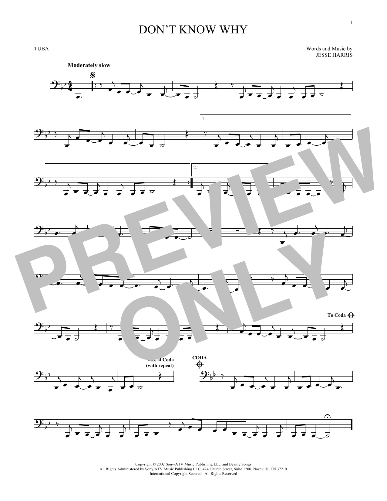 Product gallery: Page 1 of 1 Don't Know Why, Norah Jones