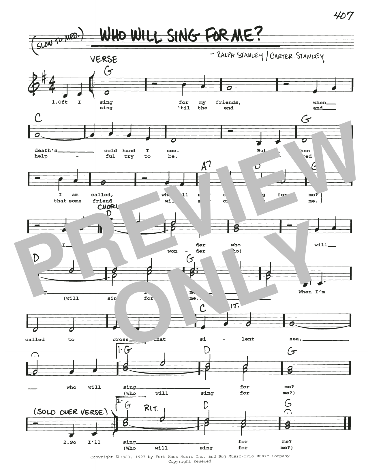 Produktbild zu: Who Will Sing For Me?