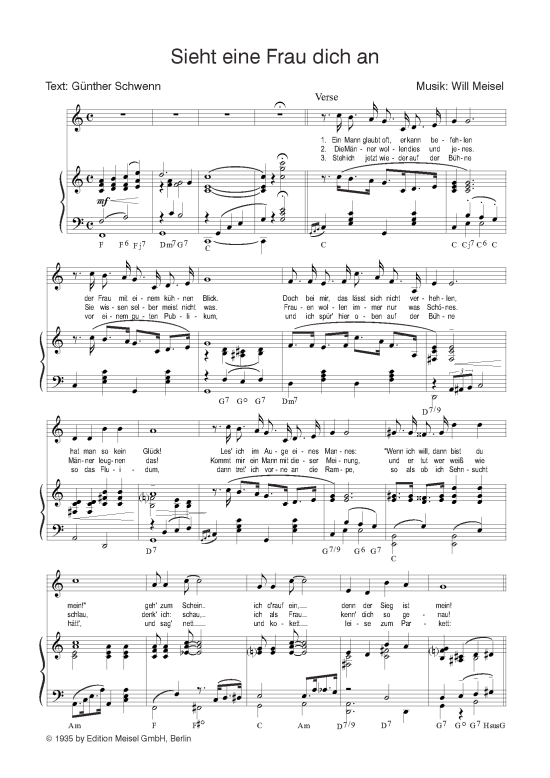 Produktbild zu: Sieht eine Frau dich an