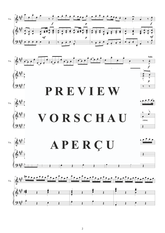 Produktgalerie: Seite 3 von 11 Violin Concerto No.4 in A-Dur Op.9, , Violine und Cembalo