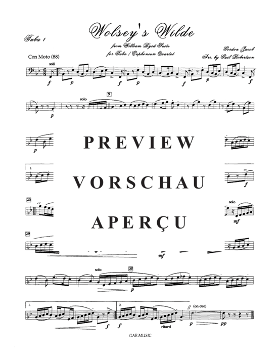 Product gallery: Page 10 of 11 Wolsey´s Wilde , , (Tuba Quartett EETT)