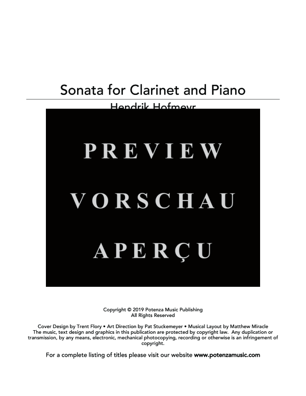gallery: Sonata, , (Klarinette in B und Klavier)