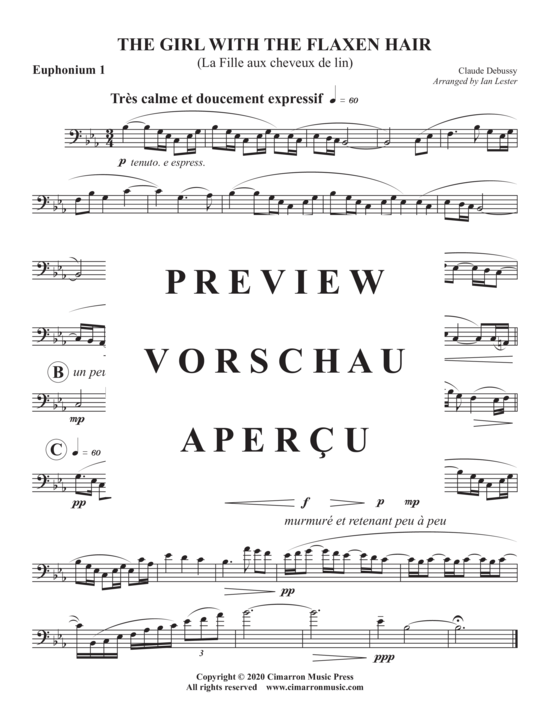 Product gallery: Page 5 of 10 Girl with the Flaxen Hair, The , , (Tuba Quartett EETT)