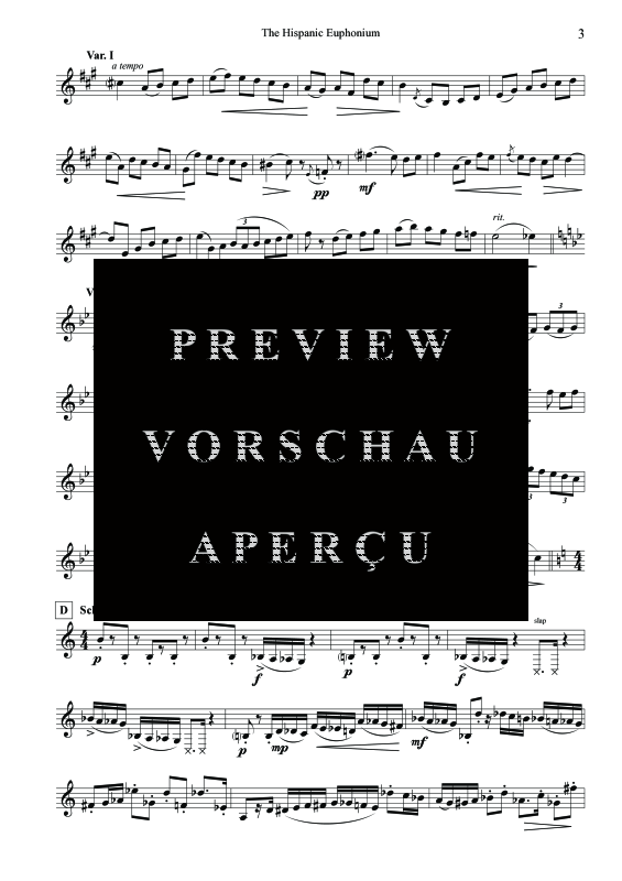 Product gallery: Page 8 of 11 Hispanic Euphonium, The, , (Euphonium Solo)